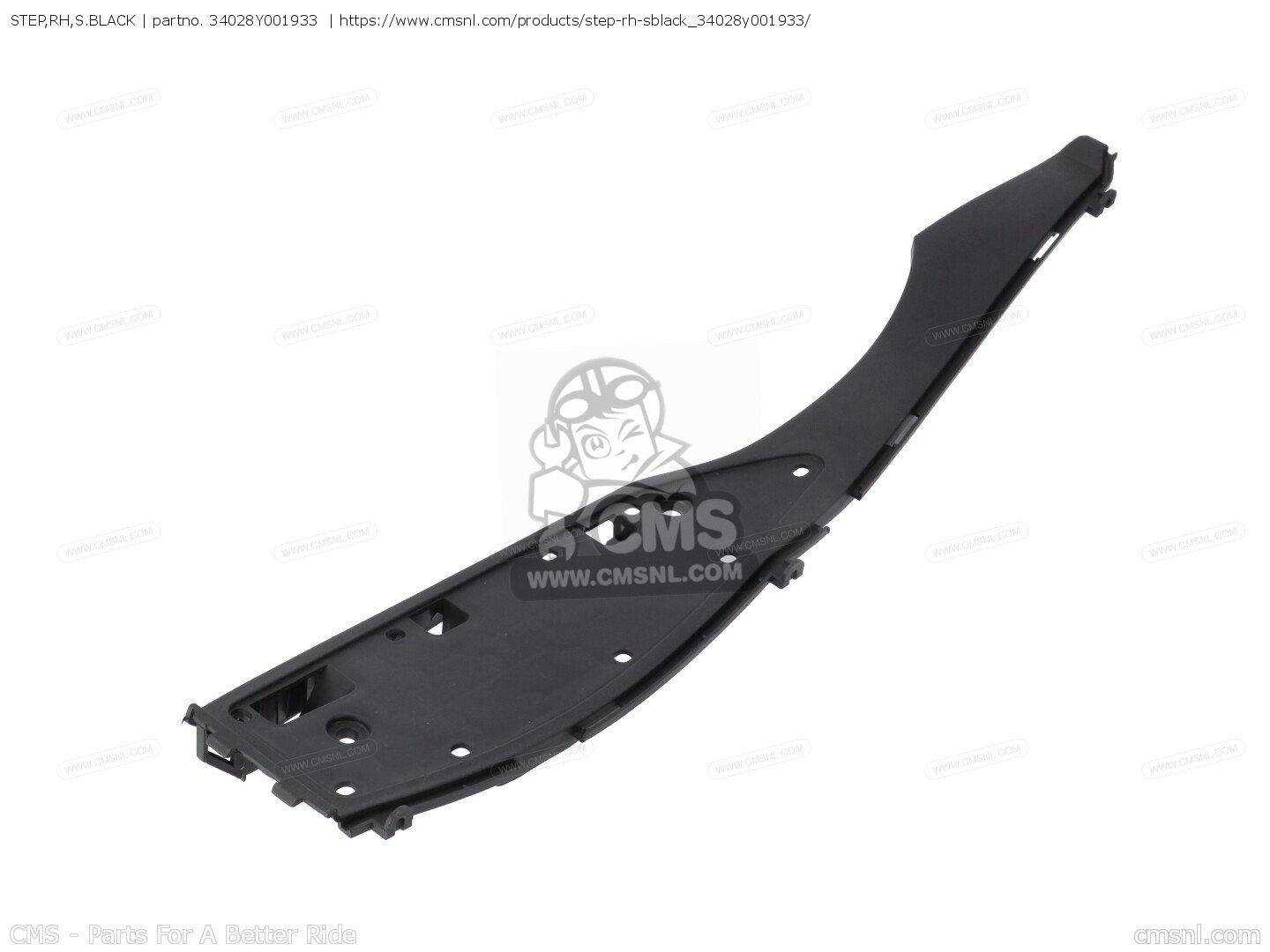 34028Y001933: STEP,RH,S.BLACK Kawasaki - buy the 34028-Y001933 at CMSNL