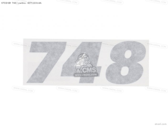 Ducati STICKER 748 43711031AA