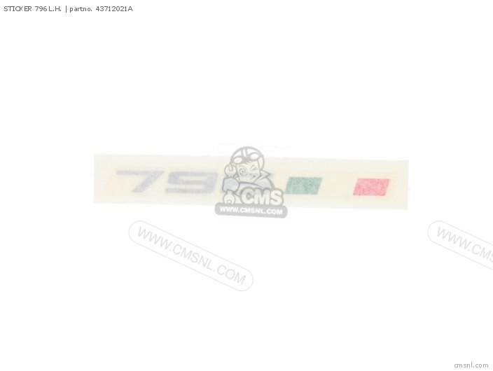 Ducati STICKER 796 L.H. 43712021A