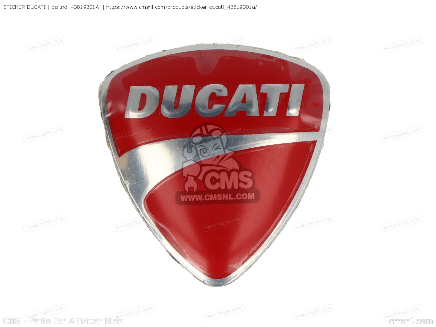 STICKER DUCATI for SSS 2018 USA (SUPERSPORT S MY18 DMH) D250-00018 ...