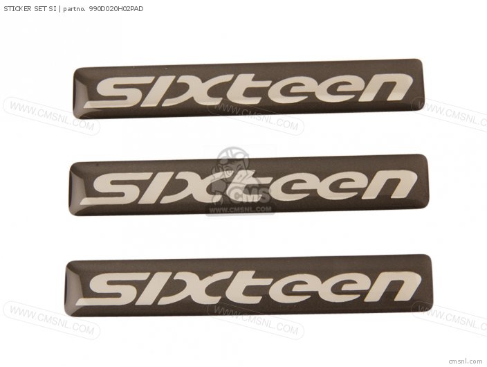 Suzuki STICKER SET SI 990D020H02PAD