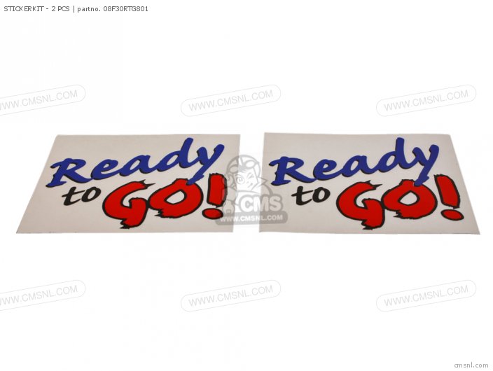 Honda STICKERKIT - 2 PCS 08F30RTG801