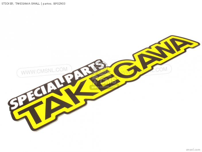 Takegawa STICKER, TAKEGAWA SMALL BP02903