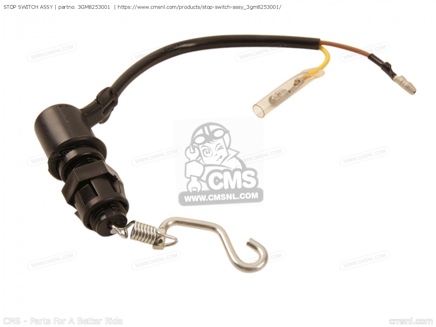 3GM8253001 Stop Switch Assy Yamaha buy the 3GM8253001 at CMSNL