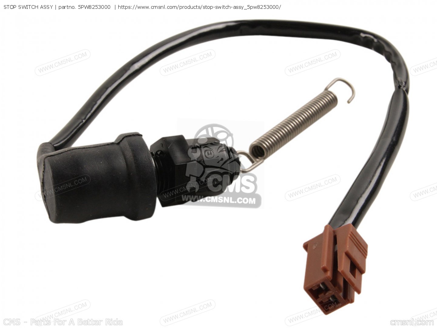 5PW8253000 Stop Switch Assy Yamaha buy the 5PW8253000 at CMSNL