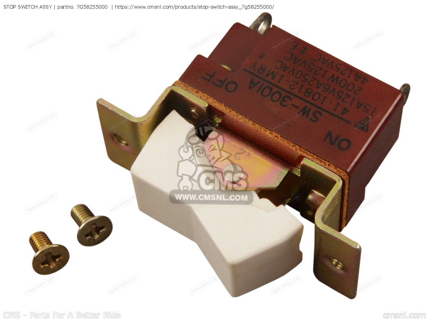 7G58255000 Stop Switch Assy Yamaha buy the 7G58255000 at CMSNL