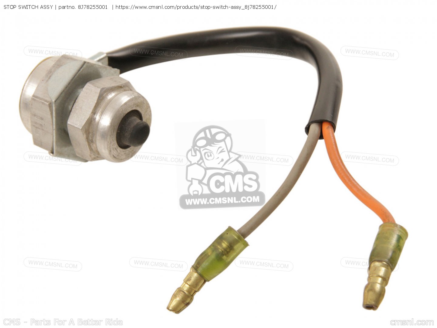 8J78255001 Stop Switch Assy Yamaha buy the 8J78255001 at CMSNL