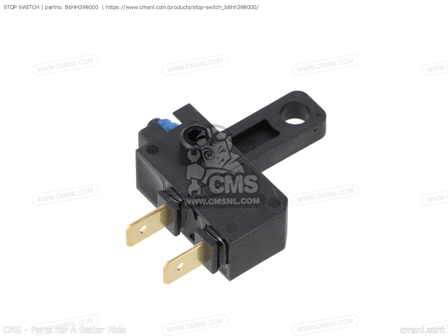 B6HH398000: STOP SWITCH Yamaha - buy the B6H-H3980-00-00 at CMSNL