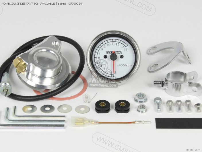 Takegawa STREET TACHOMETER KIT WHITE PANEL  MONKEY ,GORILLA (STAINLESS BO 05050024