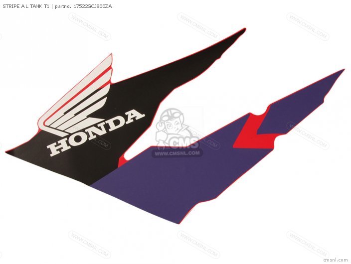 Honda STRIPE A L TANK T1 17522GCJ900ZA