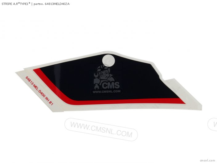 Honda STRIPE A,R*TYPE1* 64813MELD40ZA Honda STRIPE A,R*TYPE1* 64813MELD40ZA