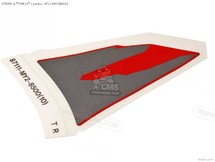 Honda STRIPE A,*TYPE10* 87111MY2850ZA Honda STRIPE A,*TYPE10* 87111MY2850ZA