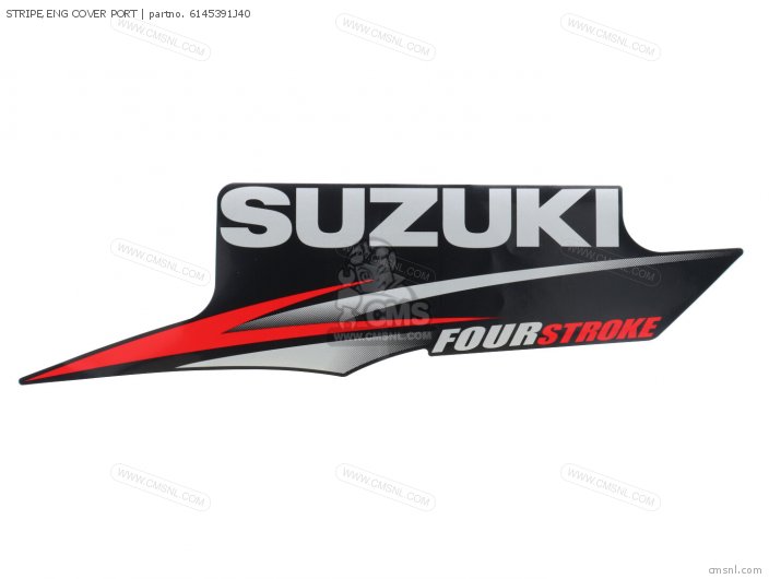 Suzuki STRIPE,ENG COVER PORT 6145391J40