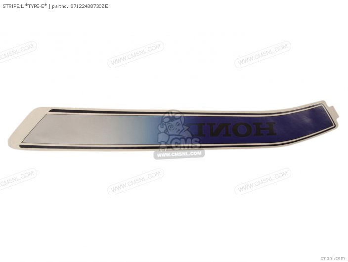 Honda STRIPE,L *TYPE-E* 87122438730ZE Honda STRIPE,L *TYPE-E* 87122438730ZE