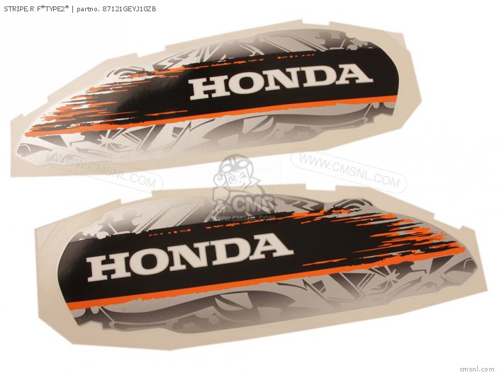 Honda STRIPE,R F*TYPE2* 87121GEYJ10ZB