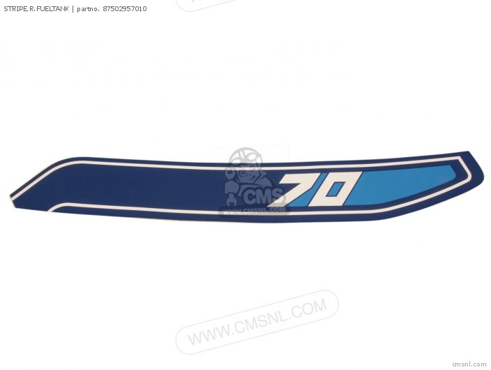 Honda STRIPE,R.FUELTANK 87502957010 Honda STRIPE,R.FUELTANK 87502957010