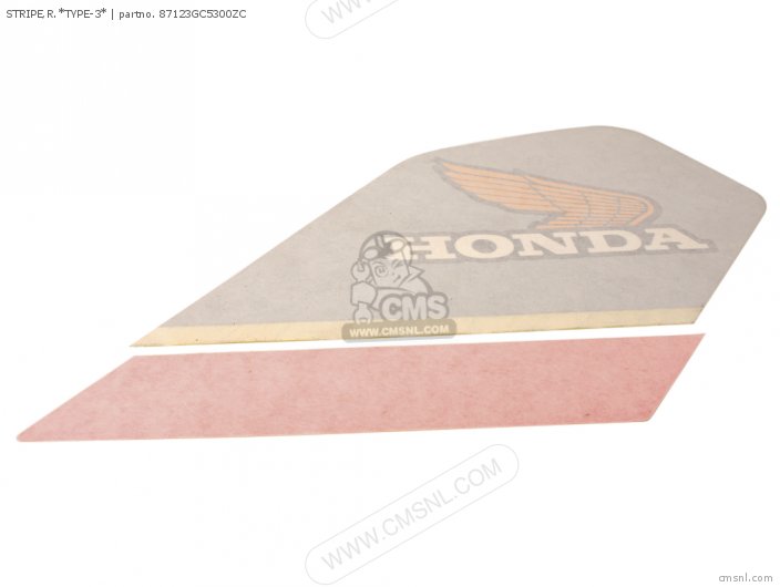 Honda STRIPE,R.*TYPE-3* 87123GC5300ZC Honda STRIPE,R.*TYPE-3* 87123GC5300ZC