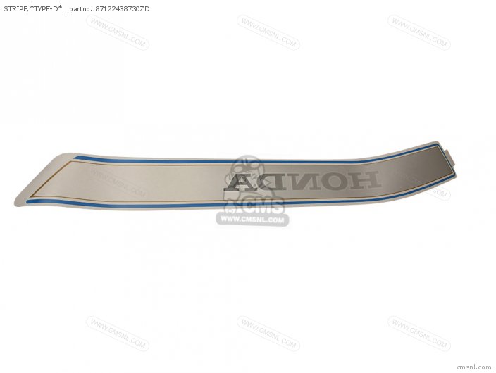 Honda STRIPE,*TYPE-D* 87122438730ZD Honda STRIPE,*TYPE-D* 87122438730ZD