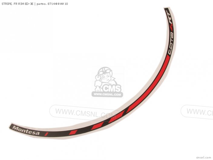 Honda STRIPE, FR RIM ED-3E 87144NN4K10