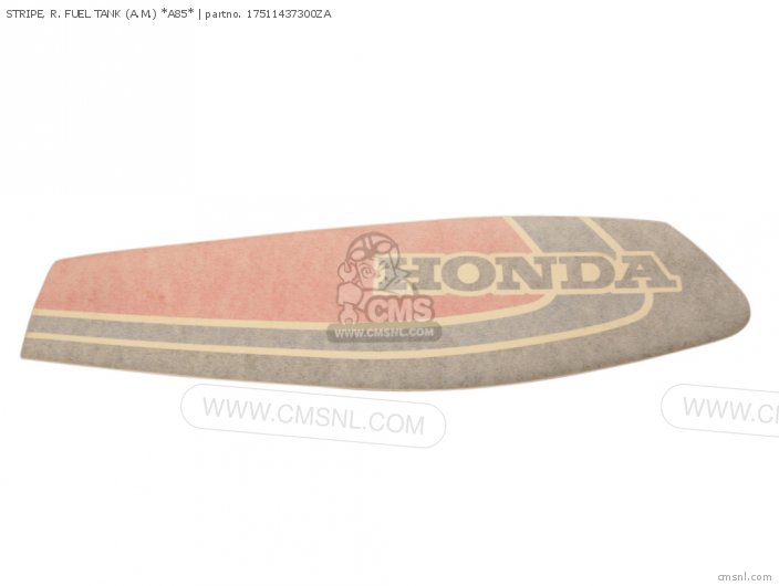 Honda STRIPE, R. FUEL TANK (A.M.) *A85* 17511437300ZA