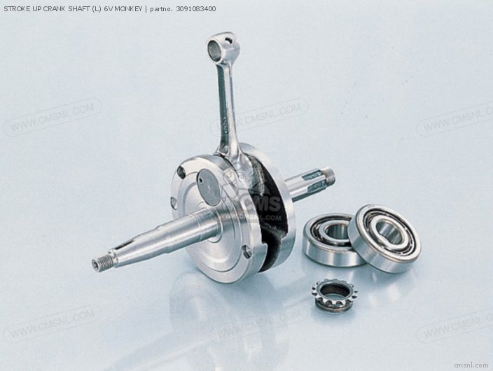 Kitaco STROKE UP CRANK SHAFT (L) 6V MONKEY 3091083400