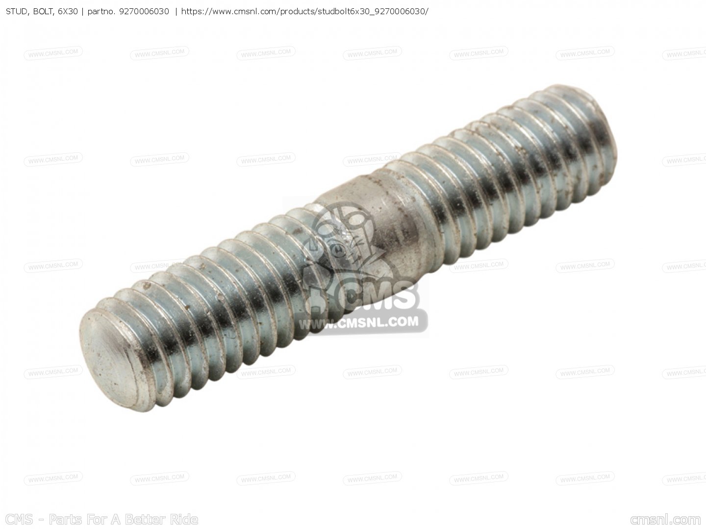 STUD, BOLT, 6X30 for CT90 TRAIL 1970 K2 USA order at CMSNL