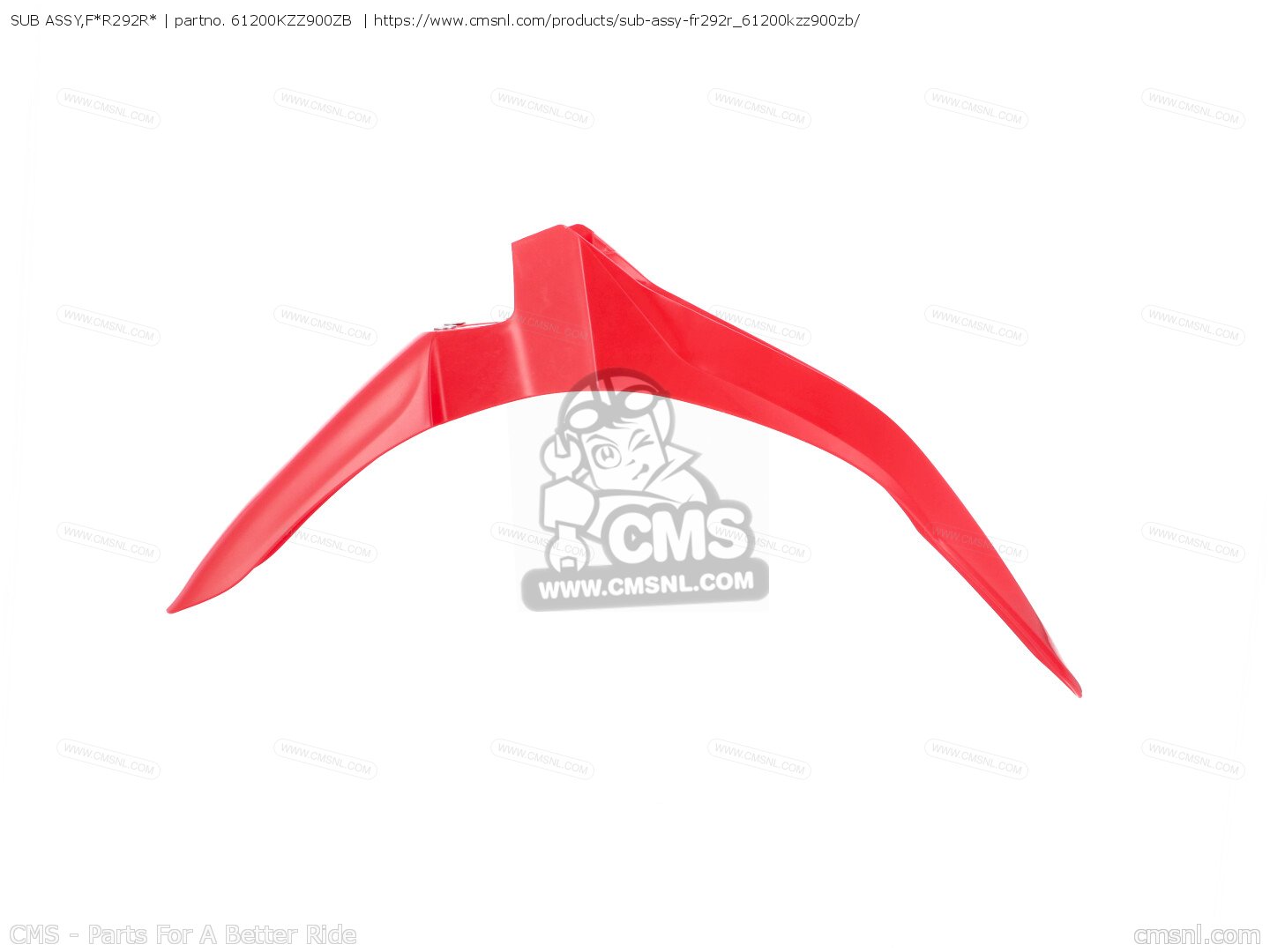 61200KZZ900ZB: SUB ASSY,F*R292R* Honda - buy the 61200-KZZ