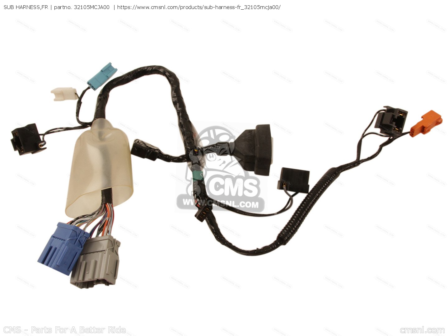 32105MCJA00 Sub Harness,fr Honda buy the 32105MCJA00 at CMSNL