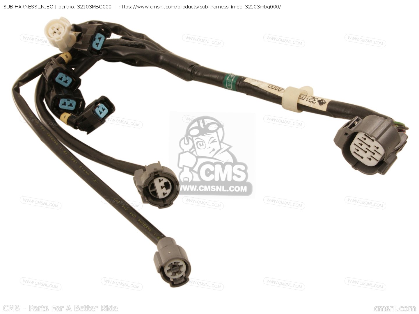 32103MBG000 Sub Harness,injec Honda buy the 32103MBG000 at CMSNL