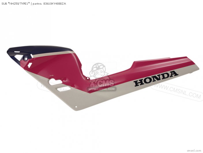Honda SUB *NH250/TYPE1* 83610KY4880ZA