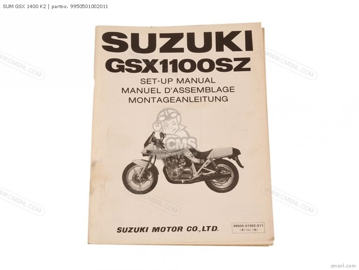 Suzuki SUM GSX 1400 K2 9950501002011