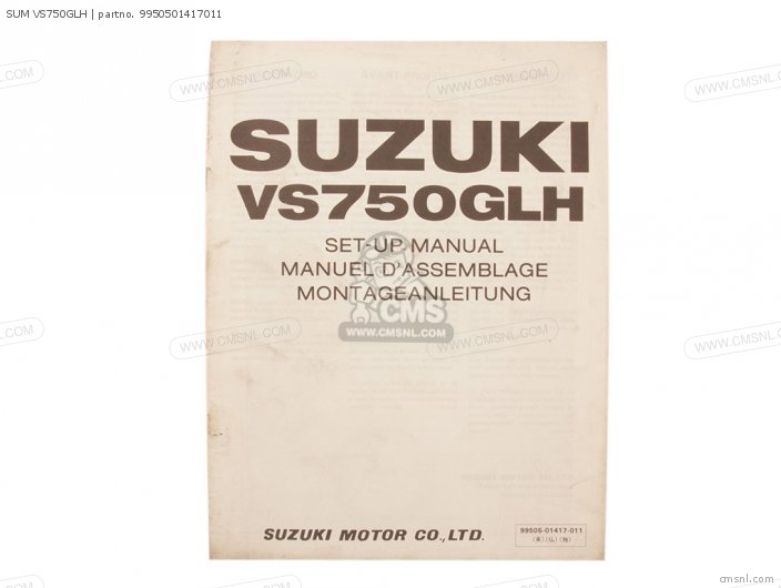 Suzuki SUM VS750GLH 9950501417011