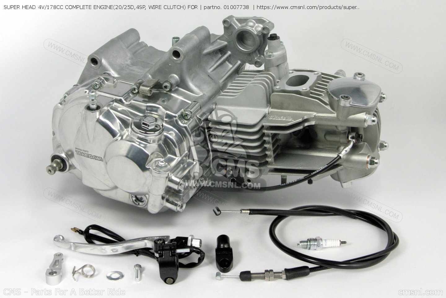 01007738: SUPER HEAD 4V/178CC COMPLETE ENGINE(20/25D,4SP