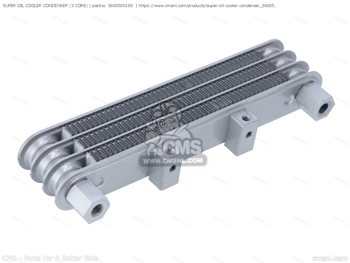 3600500100 Super Oil Cooler Condenser (3 Core) Kitaco buy the 360