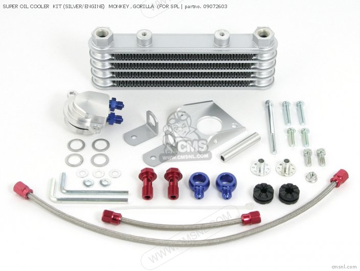 Takegawa SUPER OIL COOLER  KIT (SILVER/ENGINE)  MONKEY ,GORILLA  (FOR SPL 09072603