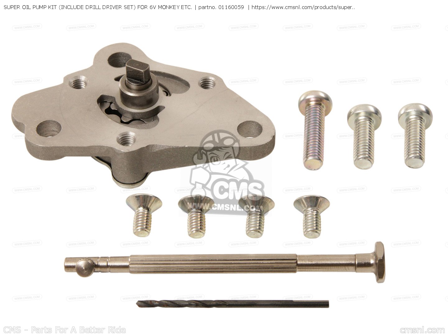 01160059 Super Oil Pump Kit (include Drill Driver Set) For 6v Monkey