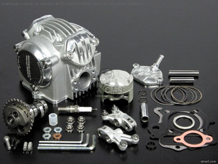 Takegawa SUPERHEAD 4-VALVE(+R) VERSION UP KIT (106CC/10-15DE-COMP) FOR MO 01030129