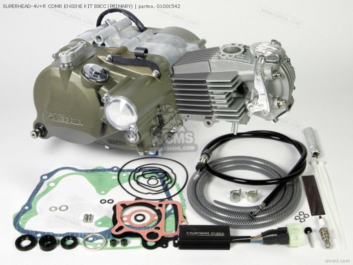 Takegawa SUPERHEAD-4V+R COMP. ENGINE KIT 88CC (PRIMARY) 01001542