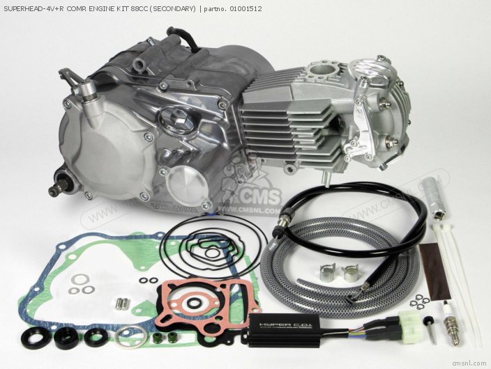 Takegawa SUPERHEAD-4V+R COMP. ENGINE KIT 88CC (SECONDARY) 01001512