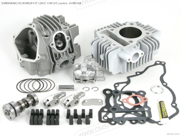 Takegawa SUPERHEAD(+R) BOREUP KIT 124CC  KSR110 01050104