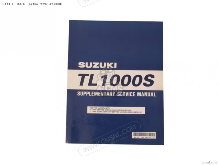 Suzuki SUPPL.TL1000 S 995013928001E