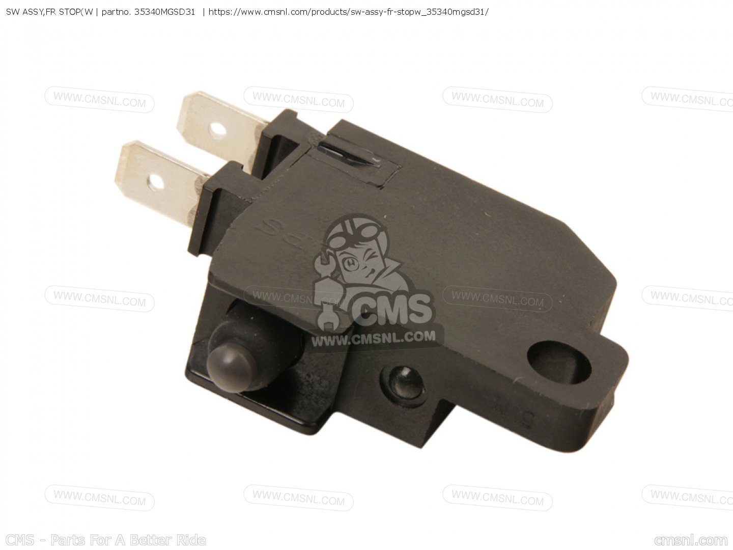 35340MGSD31: Sw Assy,fr Stop(w Honda - buy the 35340-MGS-D31 at CMSNL