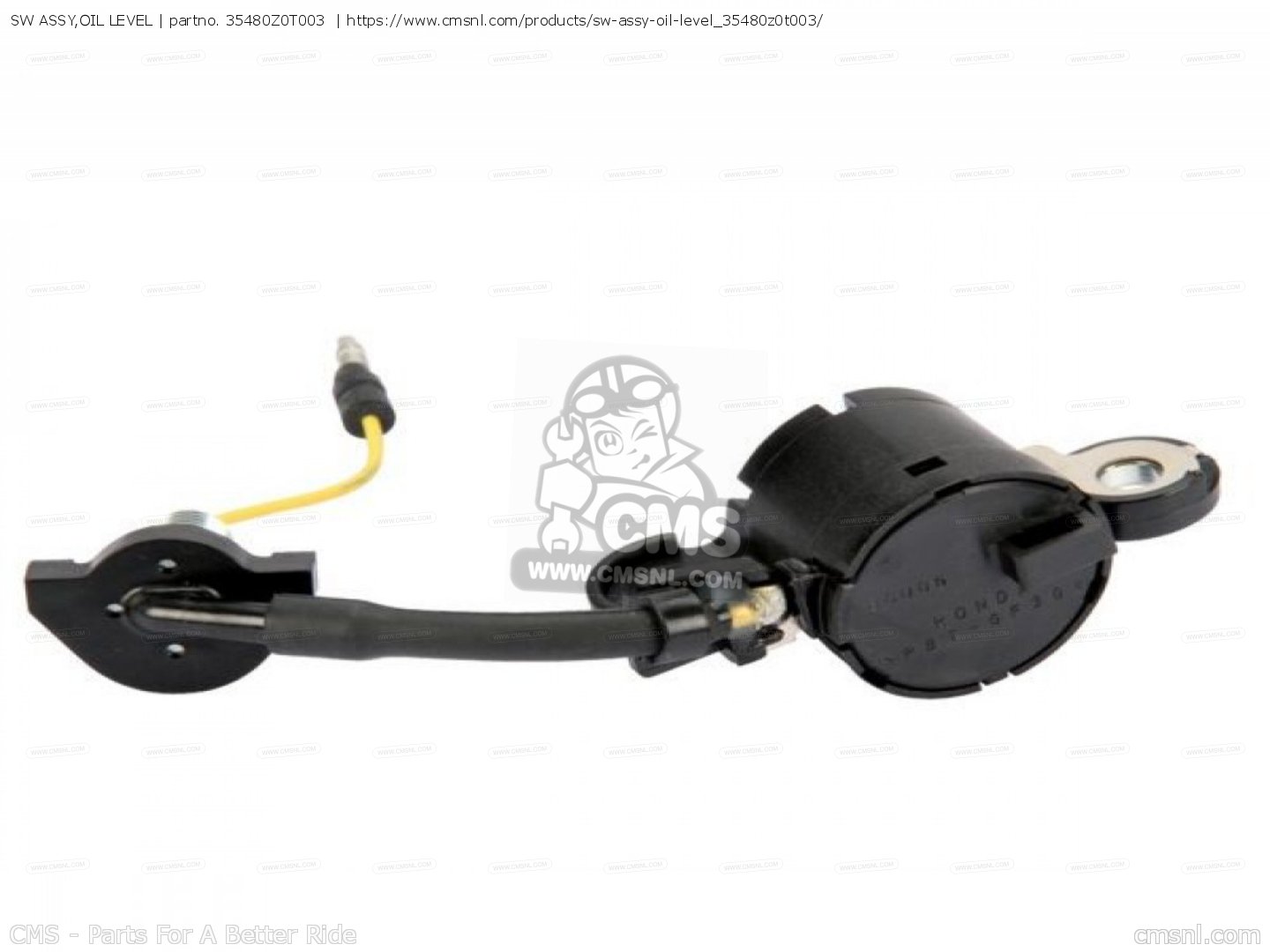 しぃんこ 35480Z0T003: SW ASSY,OIL LEVEL Honda - buy the 35480-Z0T-003
