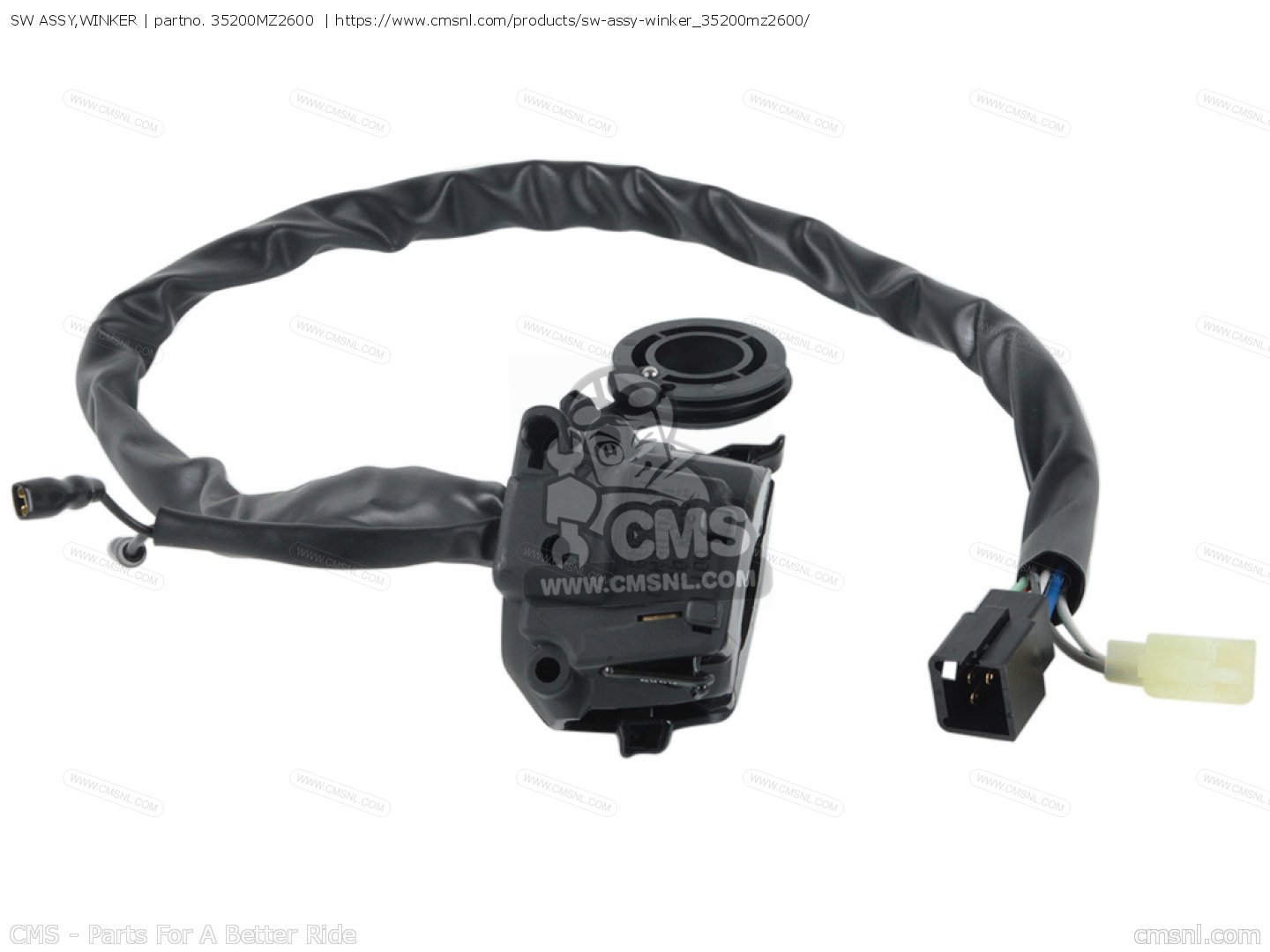 35200MZ2600: SW ASSY,WINKER Honda - buy the 35200-MZ2-600 at CMSNL