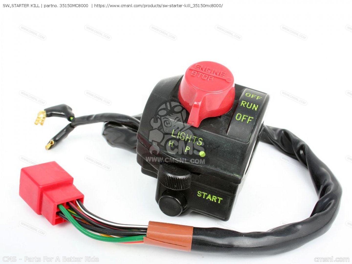 SW.,STARTER KILL for FT500 1982 (C) order at CMSNL