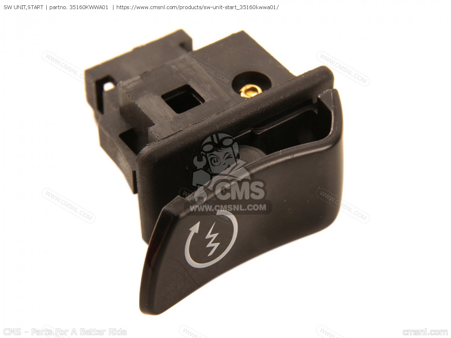 Sw Unit Start 35160KWWA01: SW UNIT,START Honda - buy the 35160-KWW-A01 at CMSNL