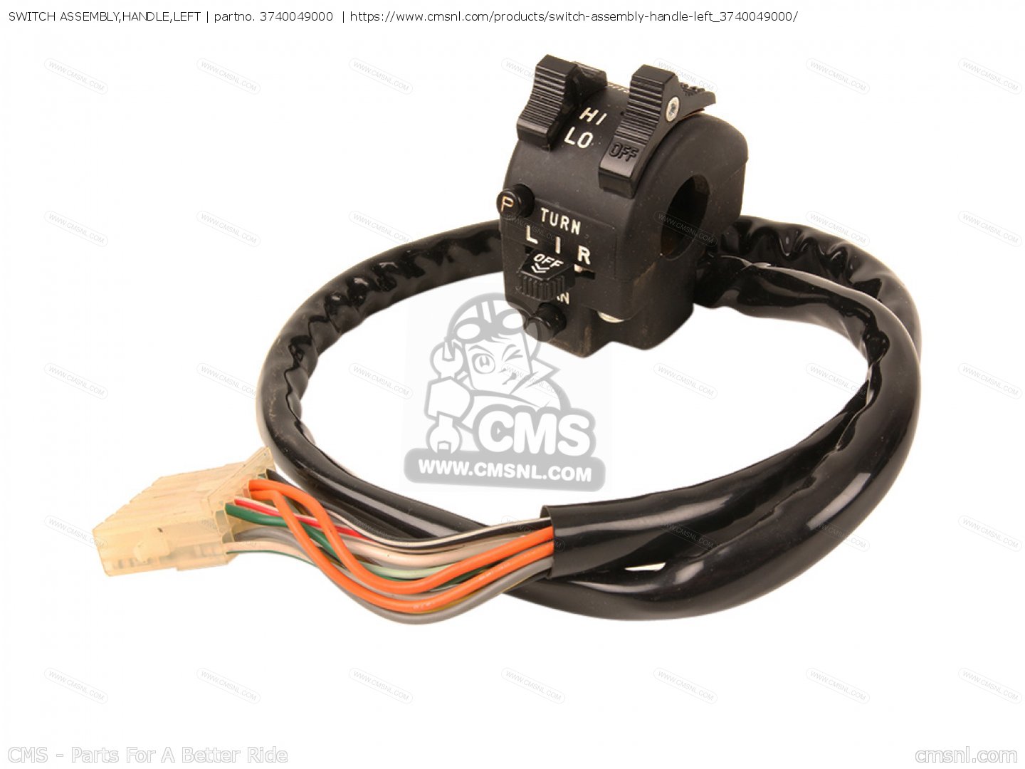 SWITCH ASSEMBLY,HANDLE,LEFT for GS1000 1979 (N) GENERAL EXPORT