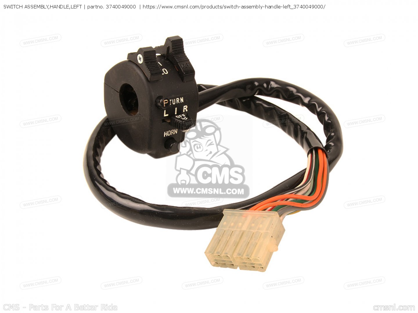 SWITCH ASSEMBLY,HANDLE,LEFT for GS1000 1979 (N) GENERAL EXPORT