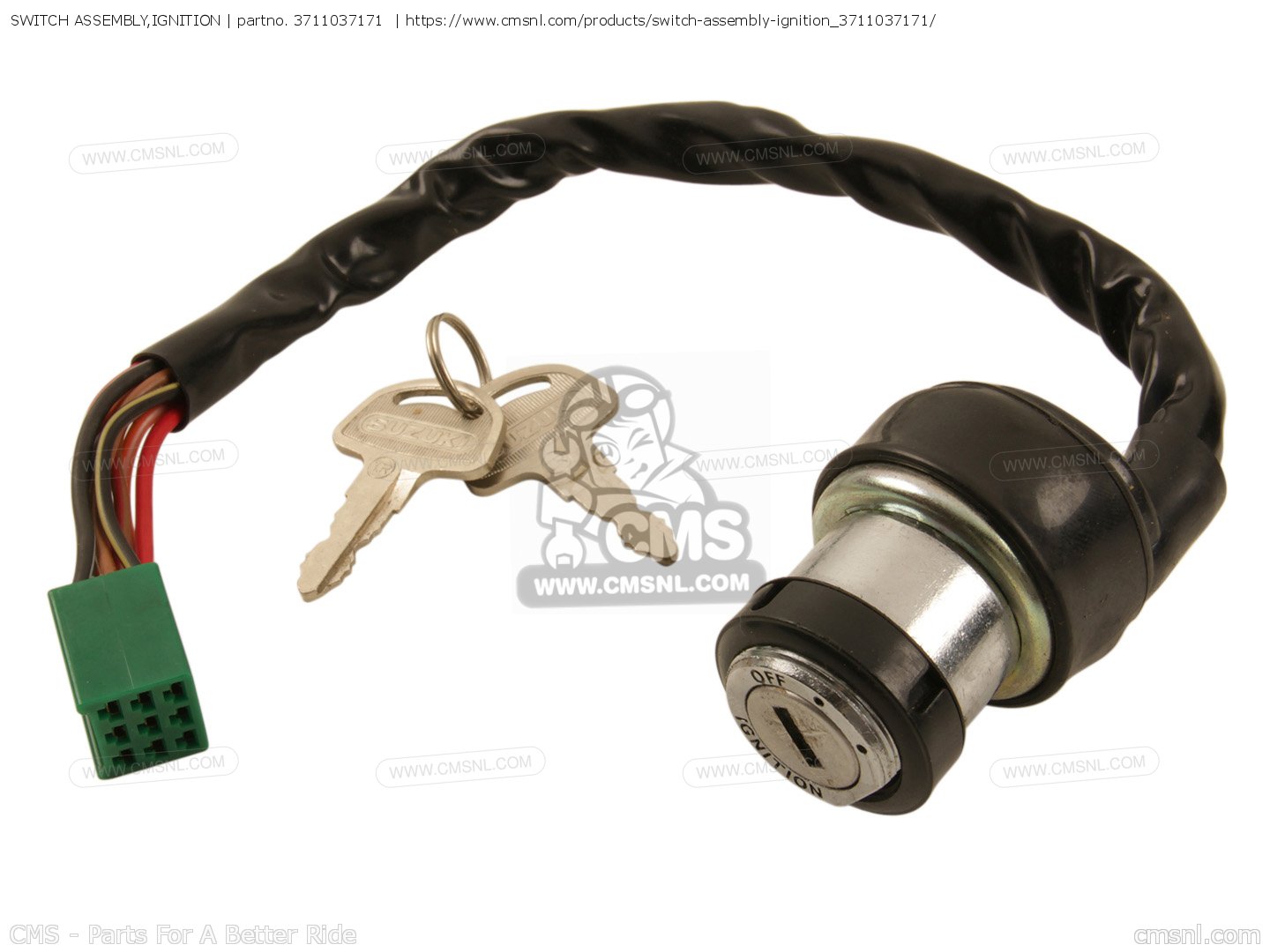SWITCH ASSEMBLY,IGNITION for SP100 1983 (D) USA (E03) order at CMSNL