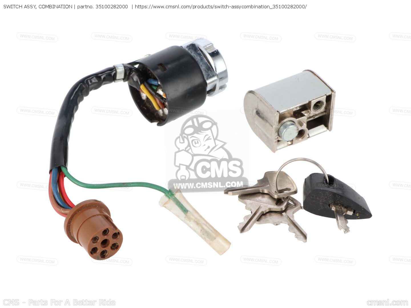 35100282000: SWITCH ASSY, COMBINATION Honda - buy the 35100-282-000 at ...